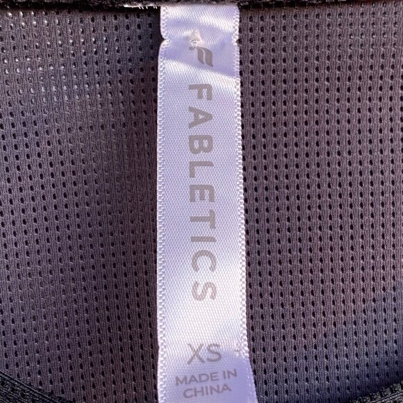 Fabletics Mesh Cropped Wrap Sexy Tank Top w/ Tie Waist XS Gray Athletic Beach - Picture 6 of 10